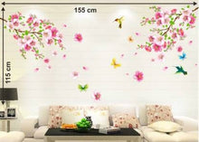 Load image into Gallery viewer, Seeosee Flowers on the branch wall sticker