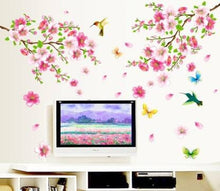 Load image into Gallery viewer, Seeosee Flowers on the branch wall sticker