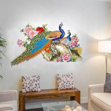 Load image into Gallery viewer, Peacock wall sticker for living room