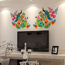 Load image into Gallery viewer, Seeosee Peacock on branch wall sticker