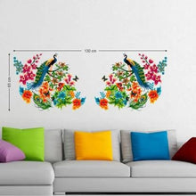 Load image into Gallery viewer, Seeosee Peacock on branch wall sticker