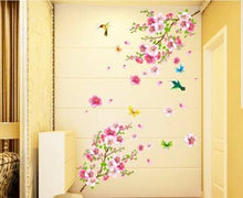 Load image into Gallery viewer, Seeosee Flowers on the branch wall sticker