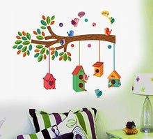 Load image into Gallery viewer, Seeosee Bird house on Branch wall sticker